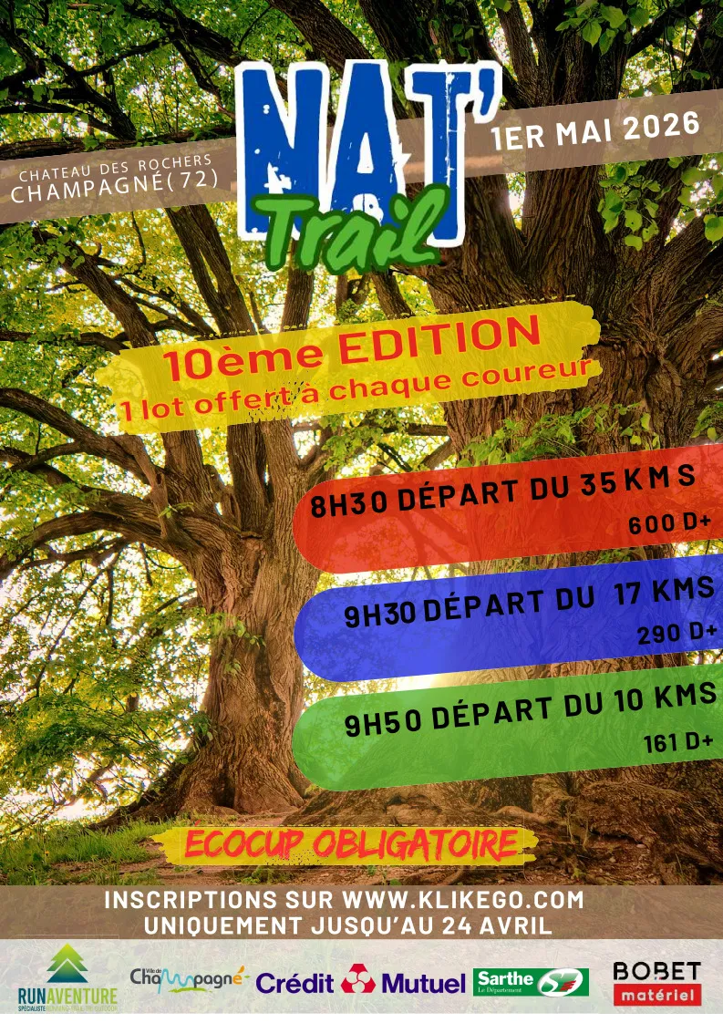 Nat’trail 2026 Guide Inscription Résultats