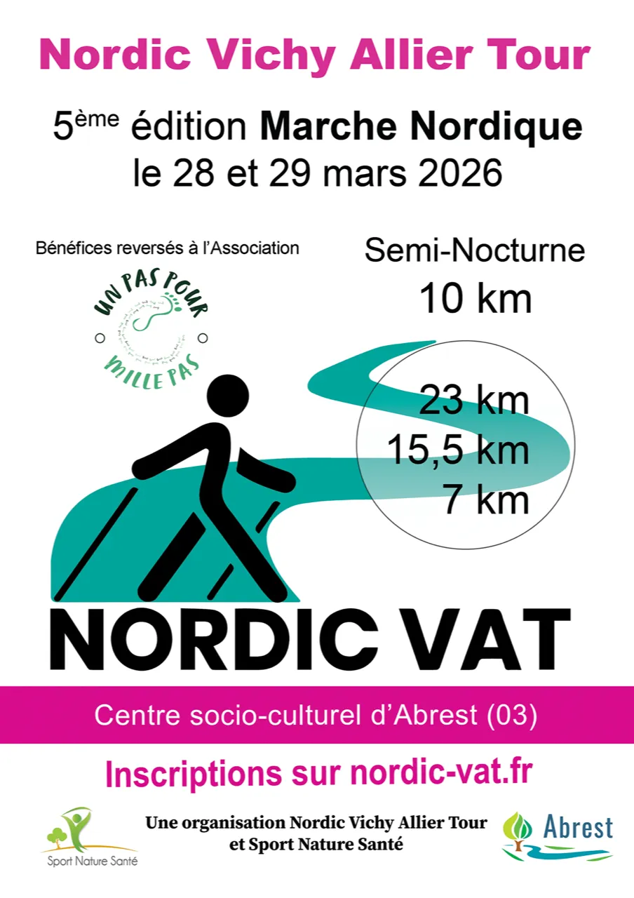 Nordic Vichy Allier Tour 2026 Inscription Résultats