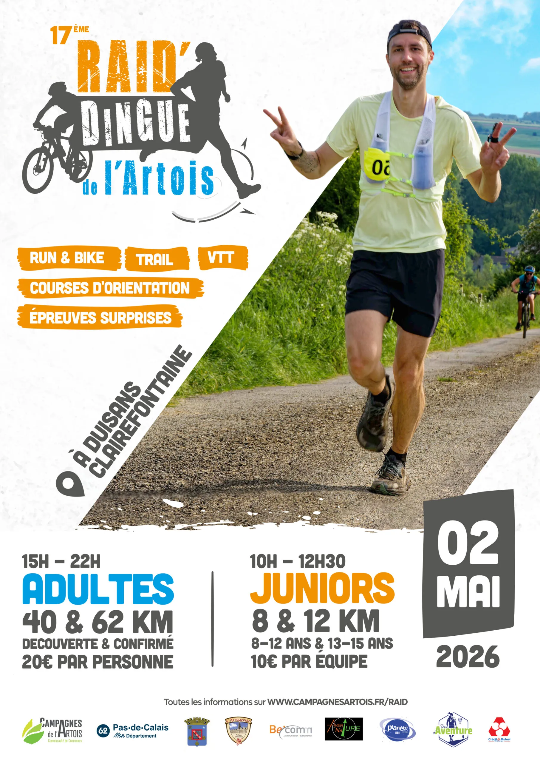 Raid Dingue de l&rsquo;Artois 2026 Guide Inscription Résultats