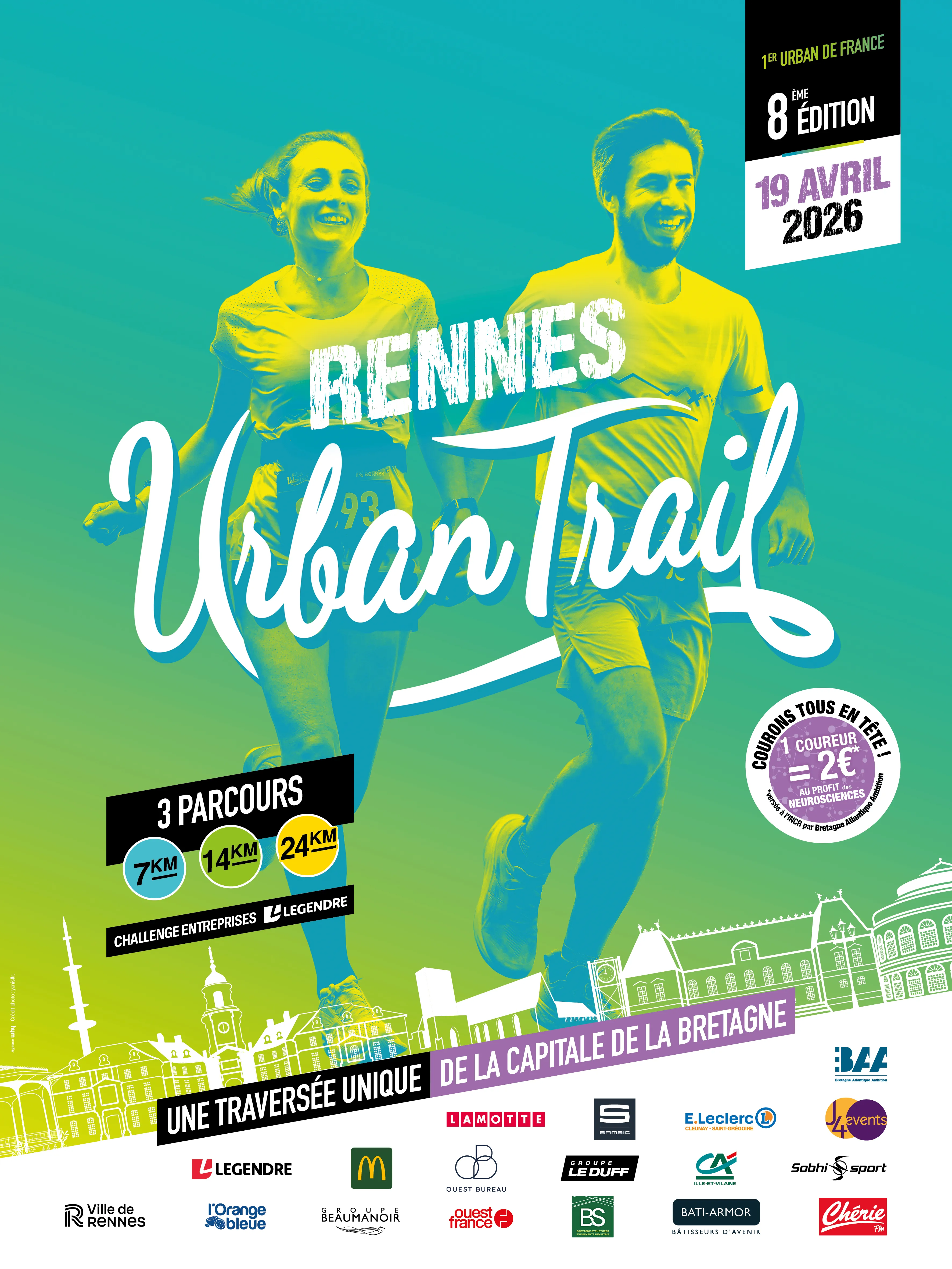 Rennes urban trail 2026 Guide Inscription Résultats