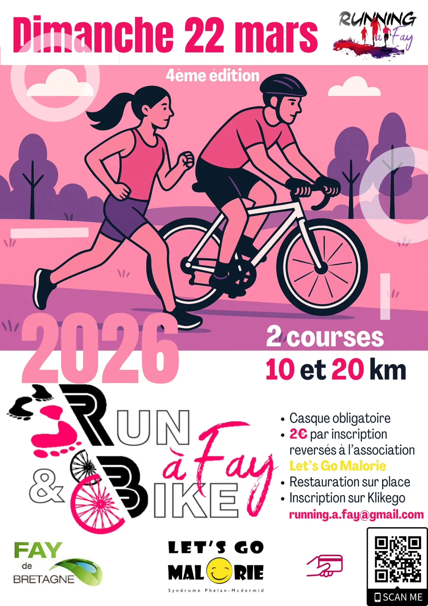 Run & Bike de Fay de Bretagne 2026 Inscription Résultats