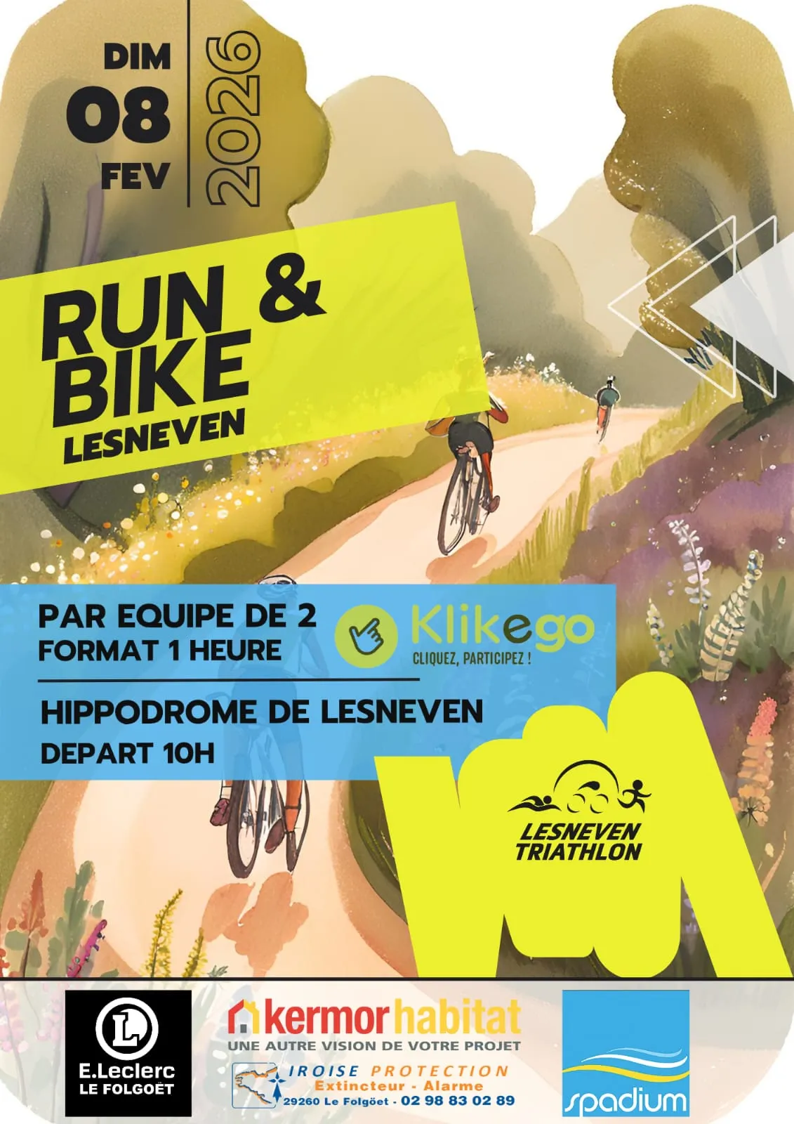 Run & Bike du Lesneven 2026 Inscription Résultats