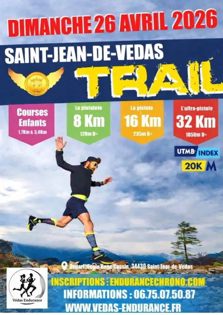 Saint Jean de Védas Trail 2027 Inscription Résultats