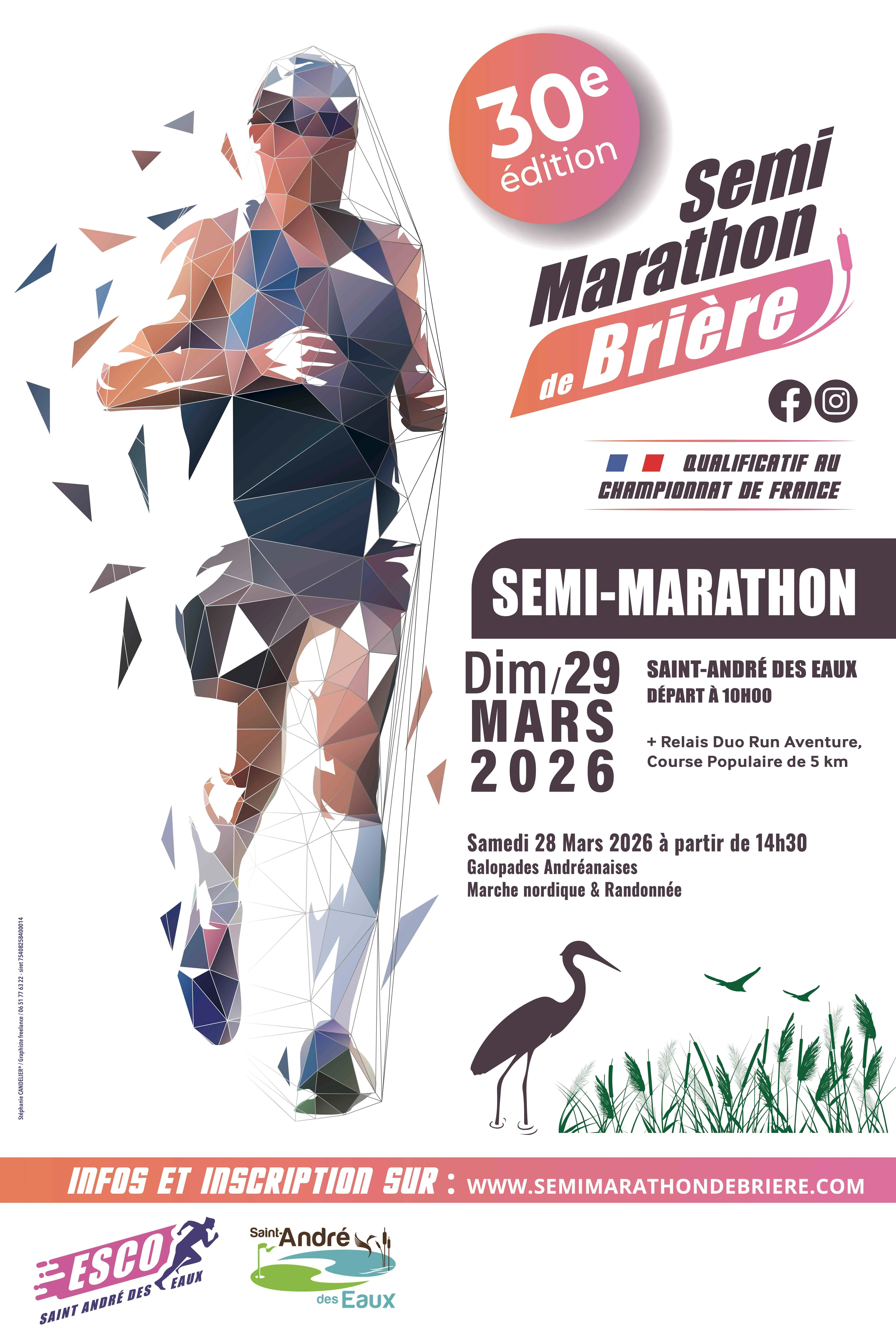 Semi-marathon de Brière 2026 Inscription Résultats