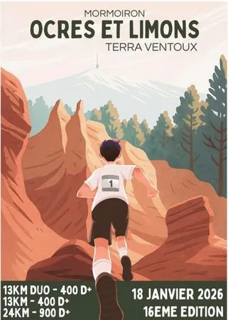 Terra ventoux Ocres et Limons 2026 Inscription Résultats