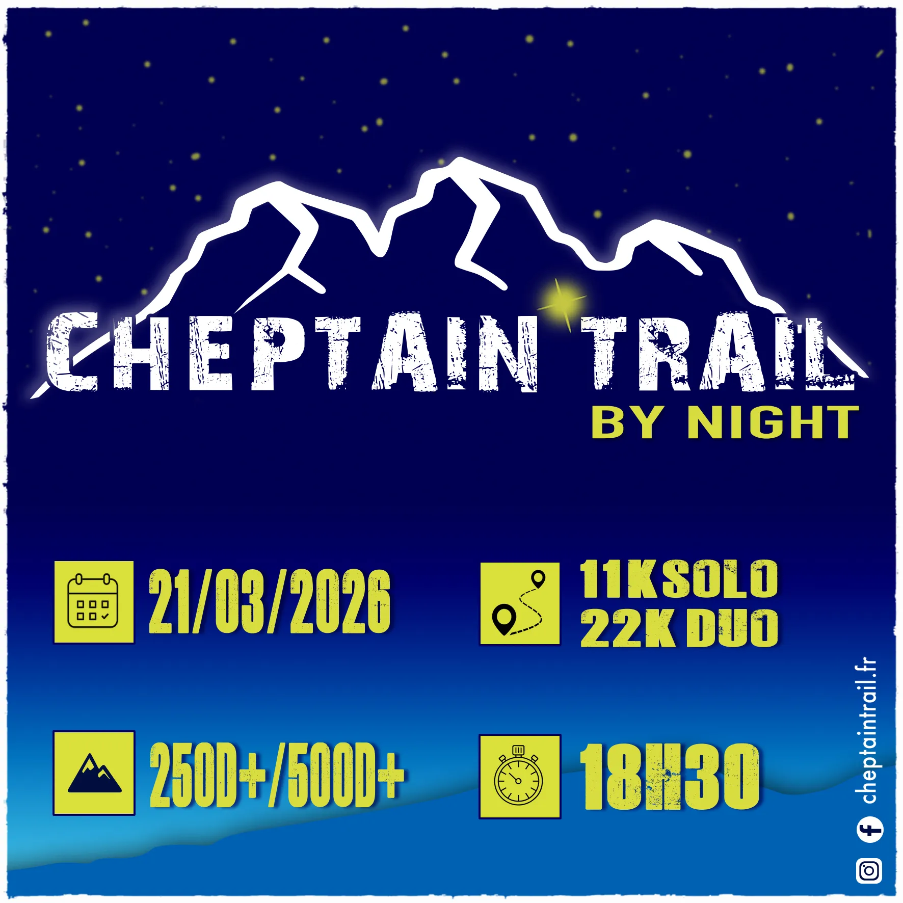 The Cheptain trail 2026 Inscription Résultats