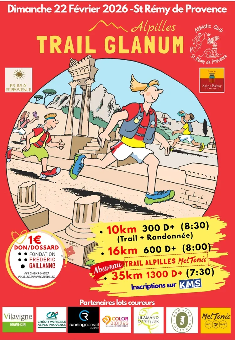 Trail Alpilles – Glanum 2026 Inscription Résultats
