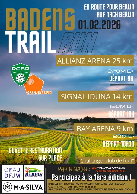 Trail Badens 2026 Inscription Résultats