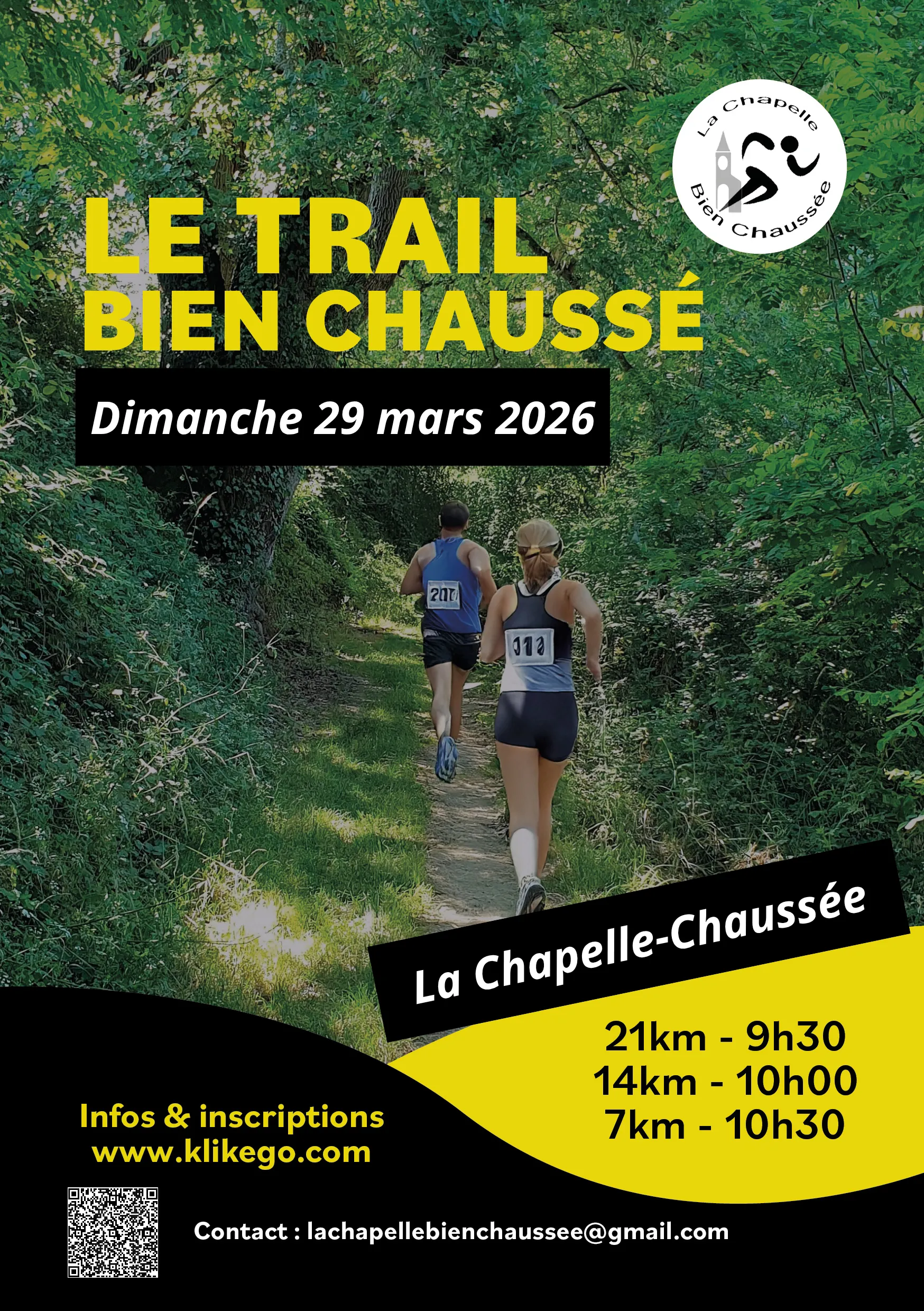 Trail Bien Chaussée 2026 Inscription Résultats