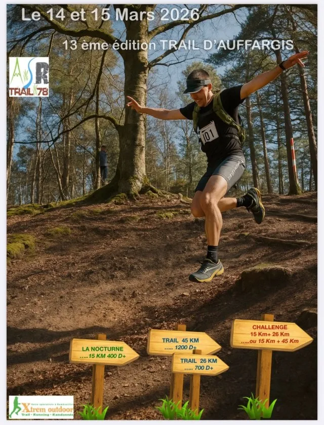 Trail d&rsquo;Auffargis 2026 Inscription Résultats