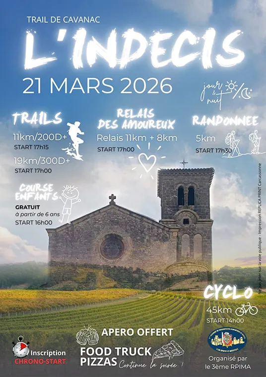 Trail de Cavanac 2026 Inscription Résultats