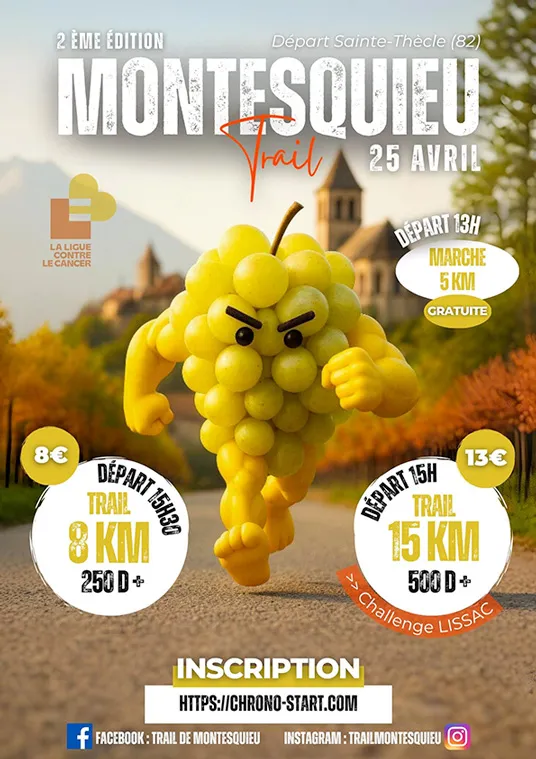 Trail de Montesquieu 2026 Inscription Résultats