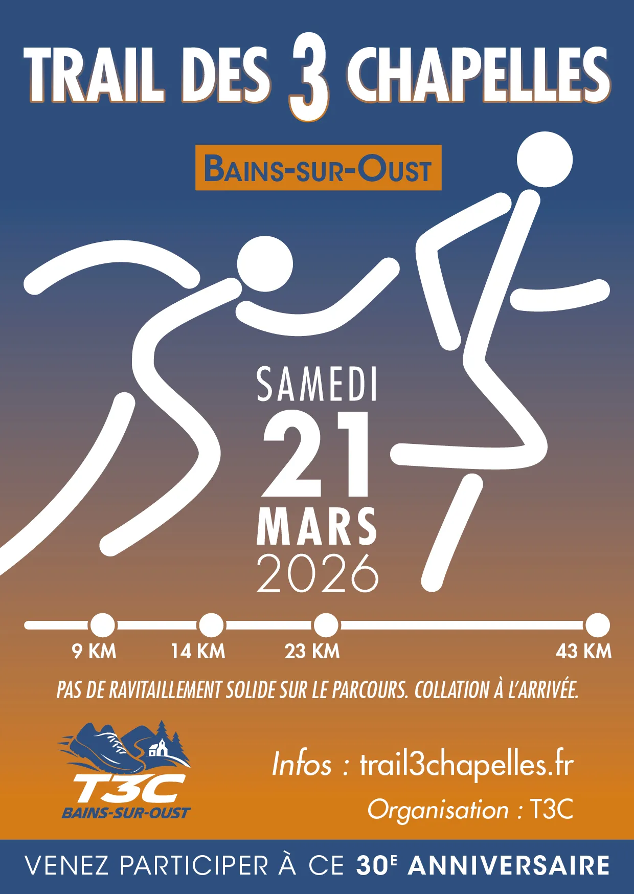 Trail des 3 Chapelles – Bain sur Oust 2026 Guide Inscription Résultats