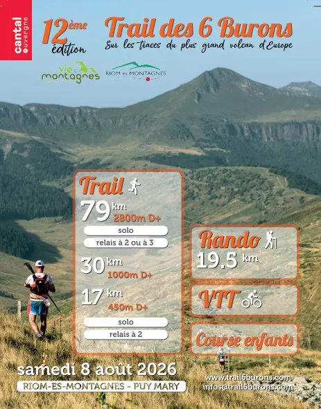 Trail des 6 Burons  2026 Guide Inscription Résultats