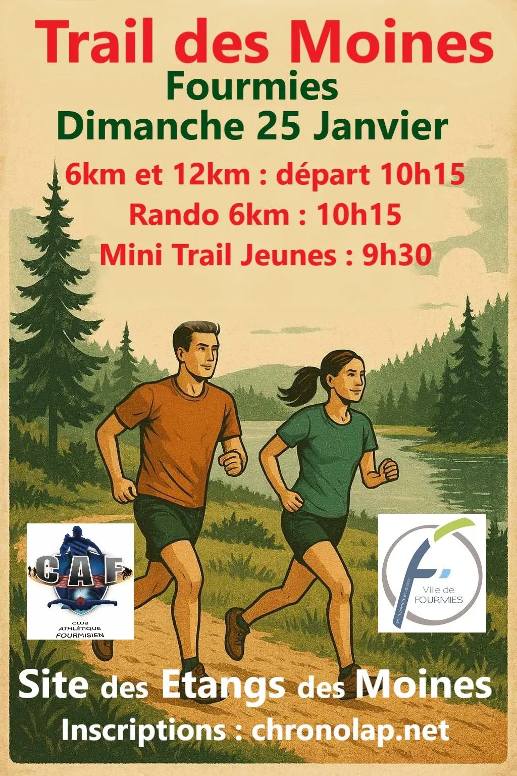 Trail des Moines Fourmies 2026 Guide Inscription Résultats