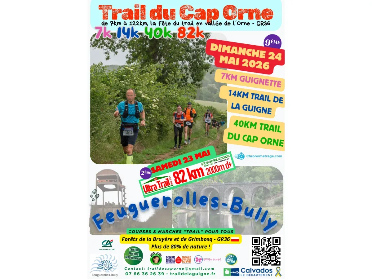 Trail du Cap Orne en Vallée de l&rsquo;Orne 2026 Guide Inscription Résultats