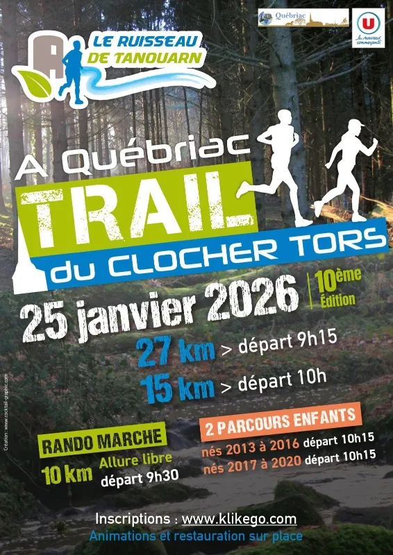 Trail du Clocher Tors 2026 Inscription Résultats