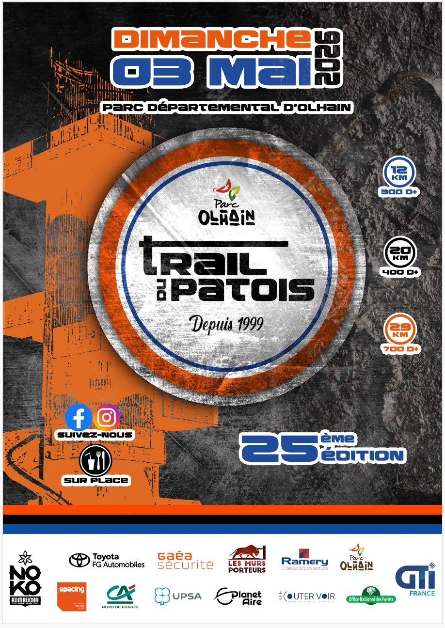Trail du Patois 2026 Inscription Résultats