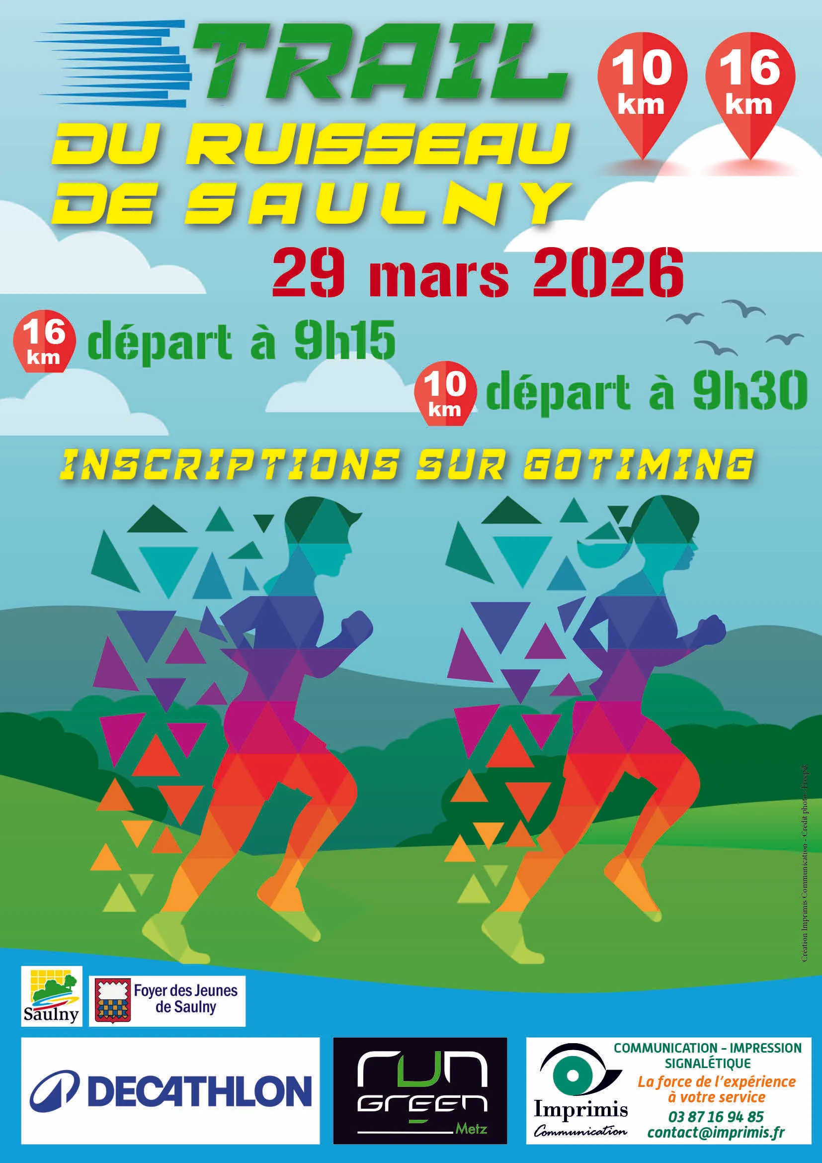 Trail du Ruisseau de Saulny 2026 Guide Inscription Résultats