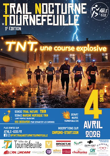 Trail nocturne Tournefeuille 2026 Guide Inscription Résultats