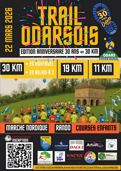 Trail Odarsois 2026 Inscription Résultats