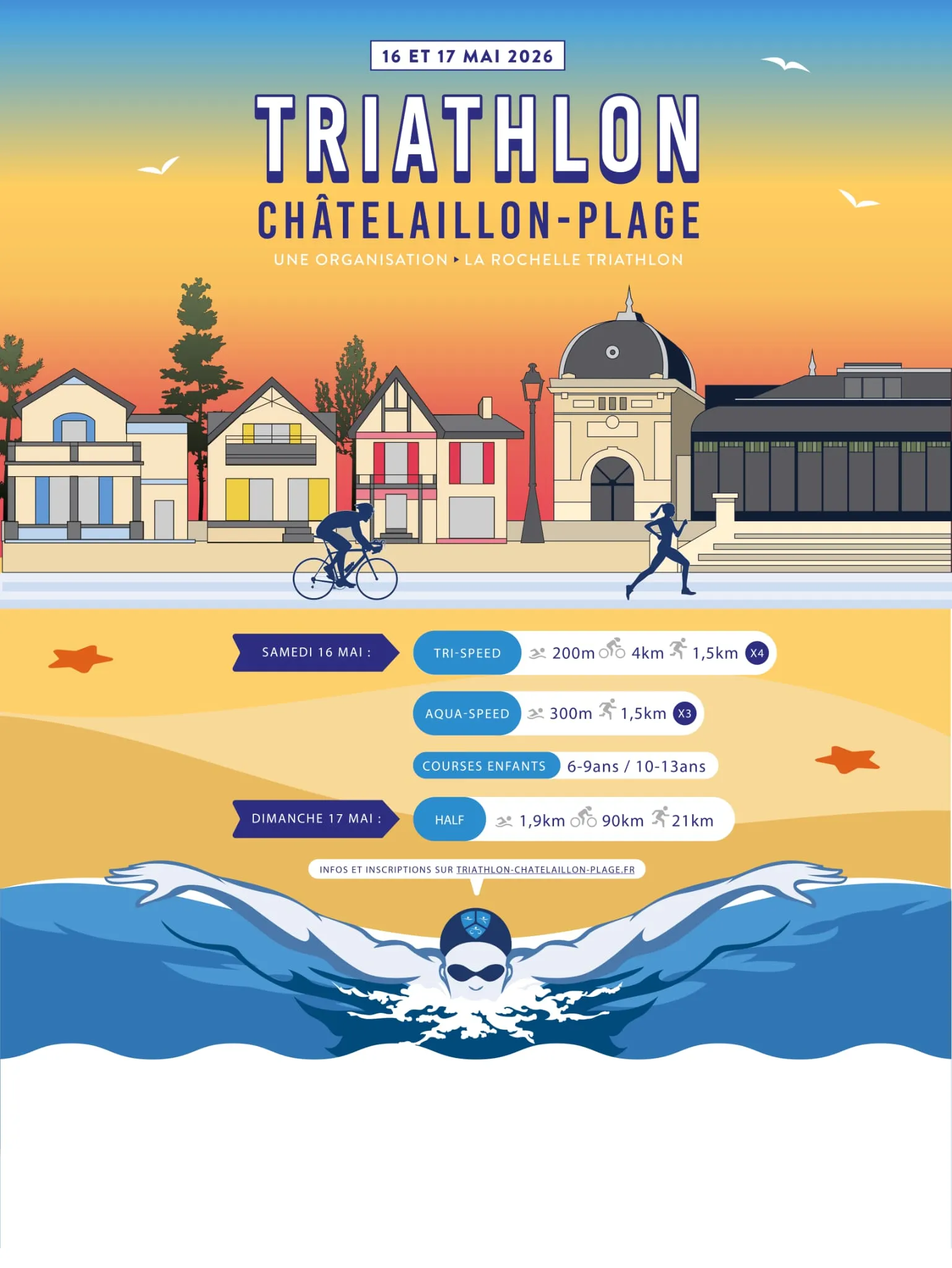 Triathlon Châtelaillon Plage 2026 Guide Inscription Résultats
