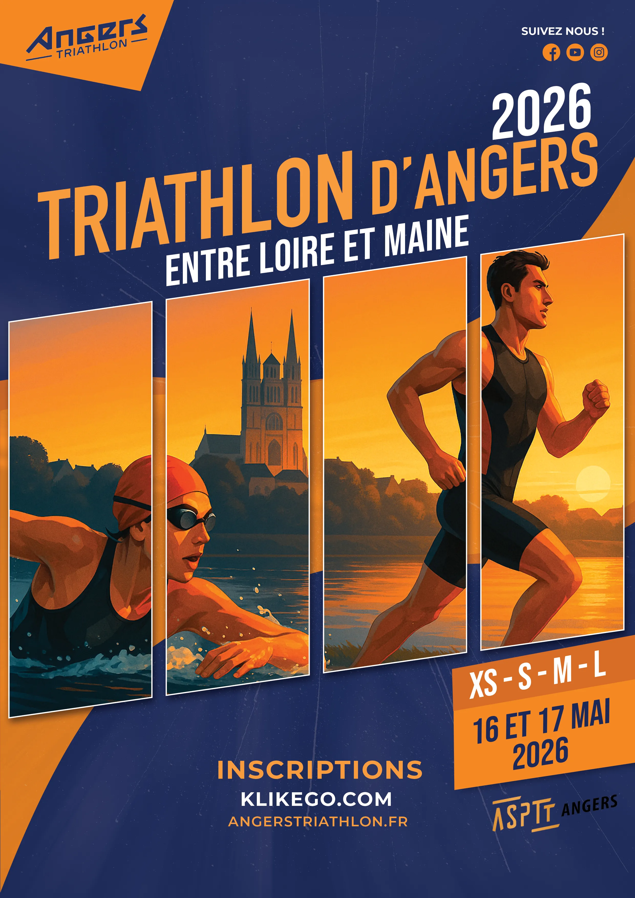 Triathlon d&rsquo;Angers Entre Loire et Maine 2026 Guide Inscription Résultats