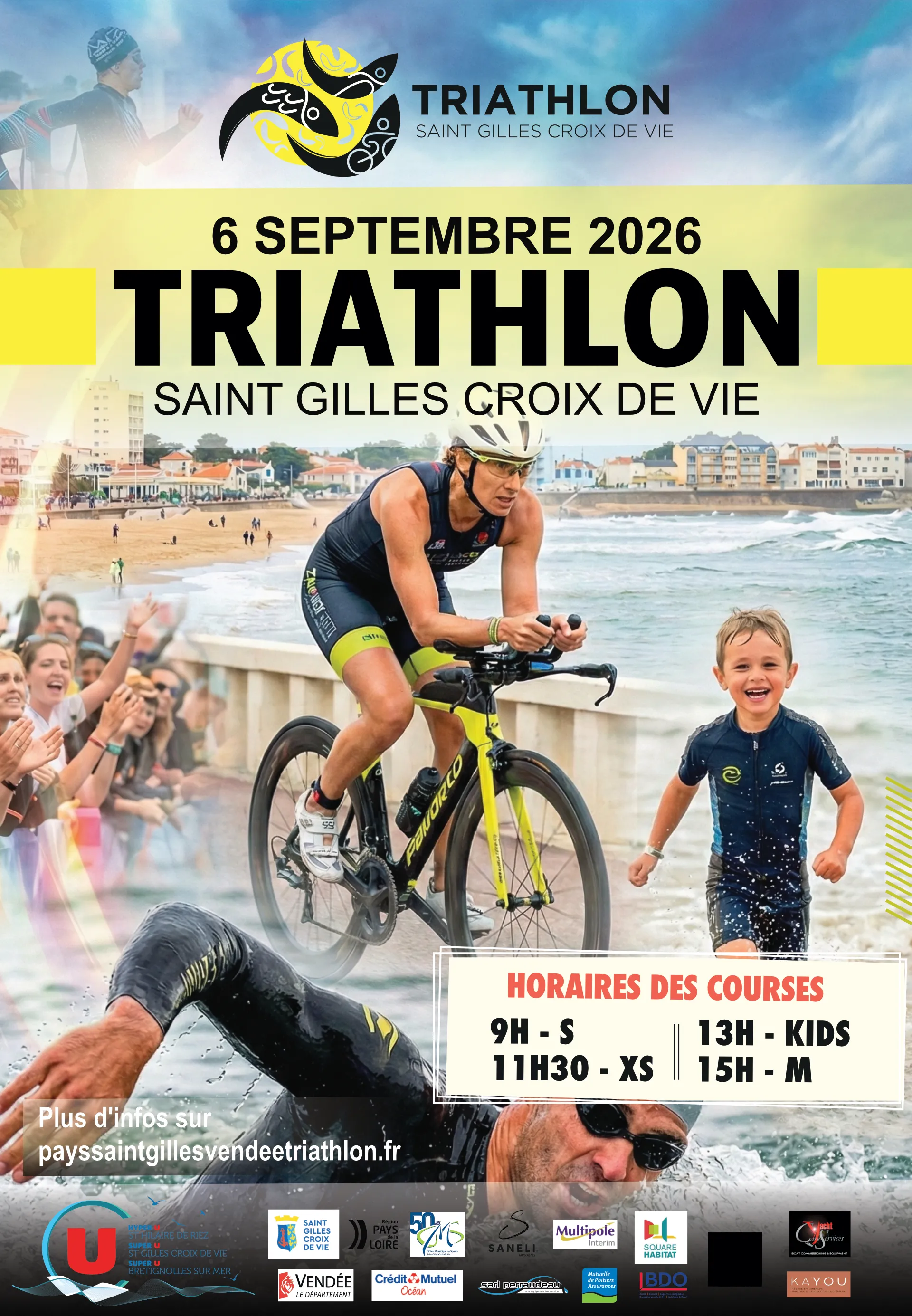 Triathlon de Saint Gilles Croix de Vie 2026 Guide Inscription Résultats