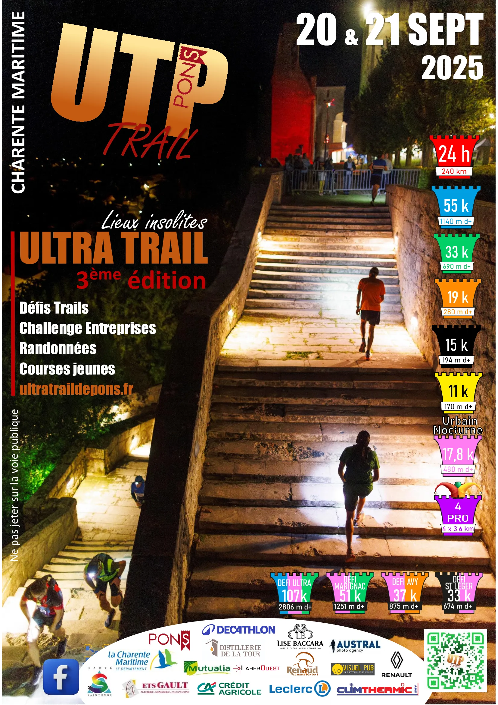 Ultra trail de Pons 2026 Guide Inscription Résultats