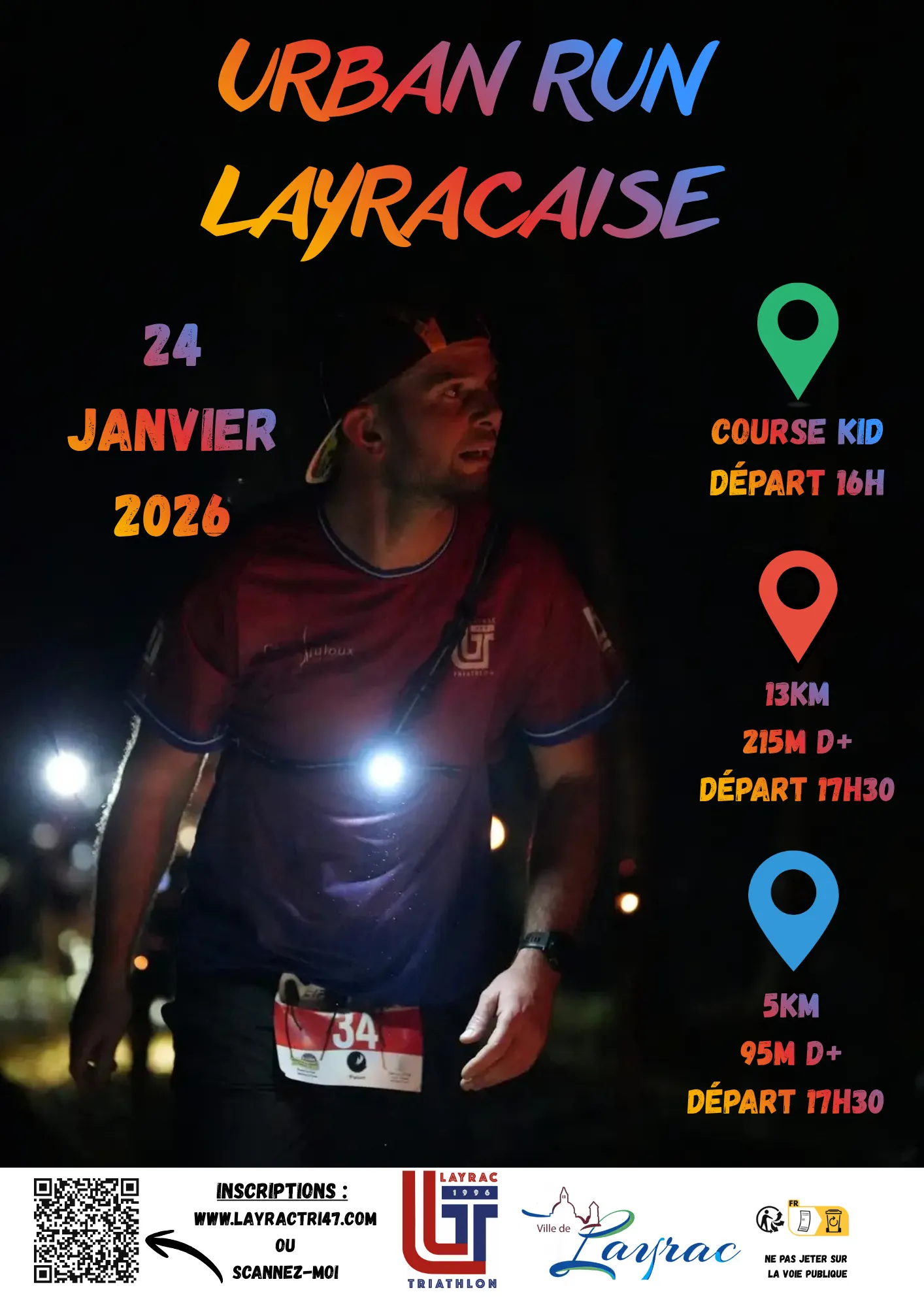 Urban run Layracaise 2026 Inscription Résultats