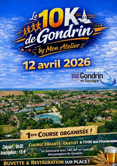 10 K de Gondrin by Mon Atelier 2026 Guide Inscription Résultats