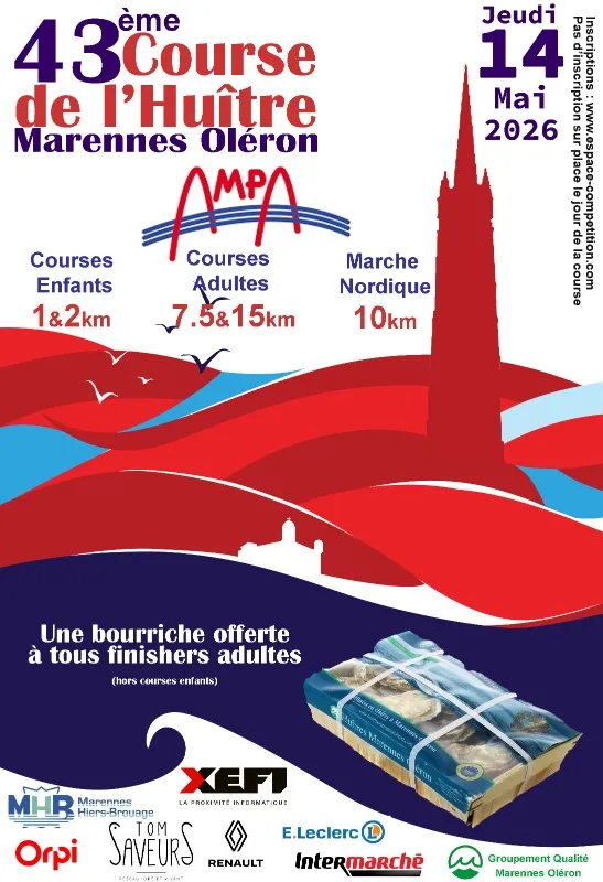 Course de l&rsquo;Huître Marennes Oléron 2026 Guide Inscription Résultats