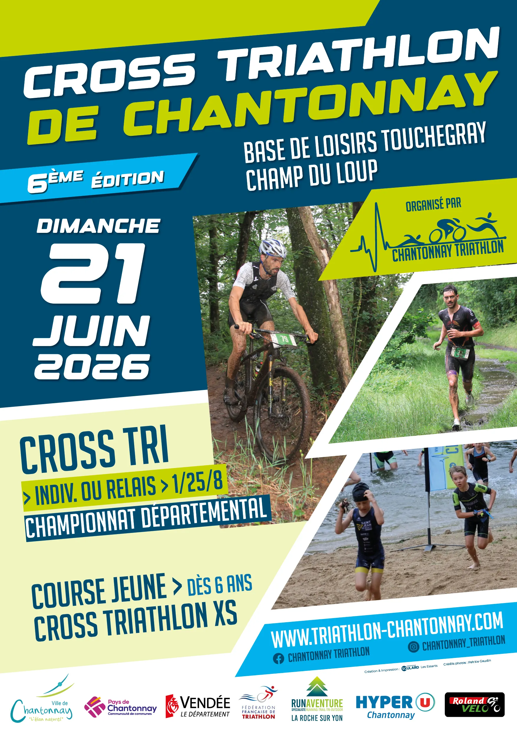 Cross Triathlon & Swimrun de Chantonnay 2026 Guide Inscription Résultats