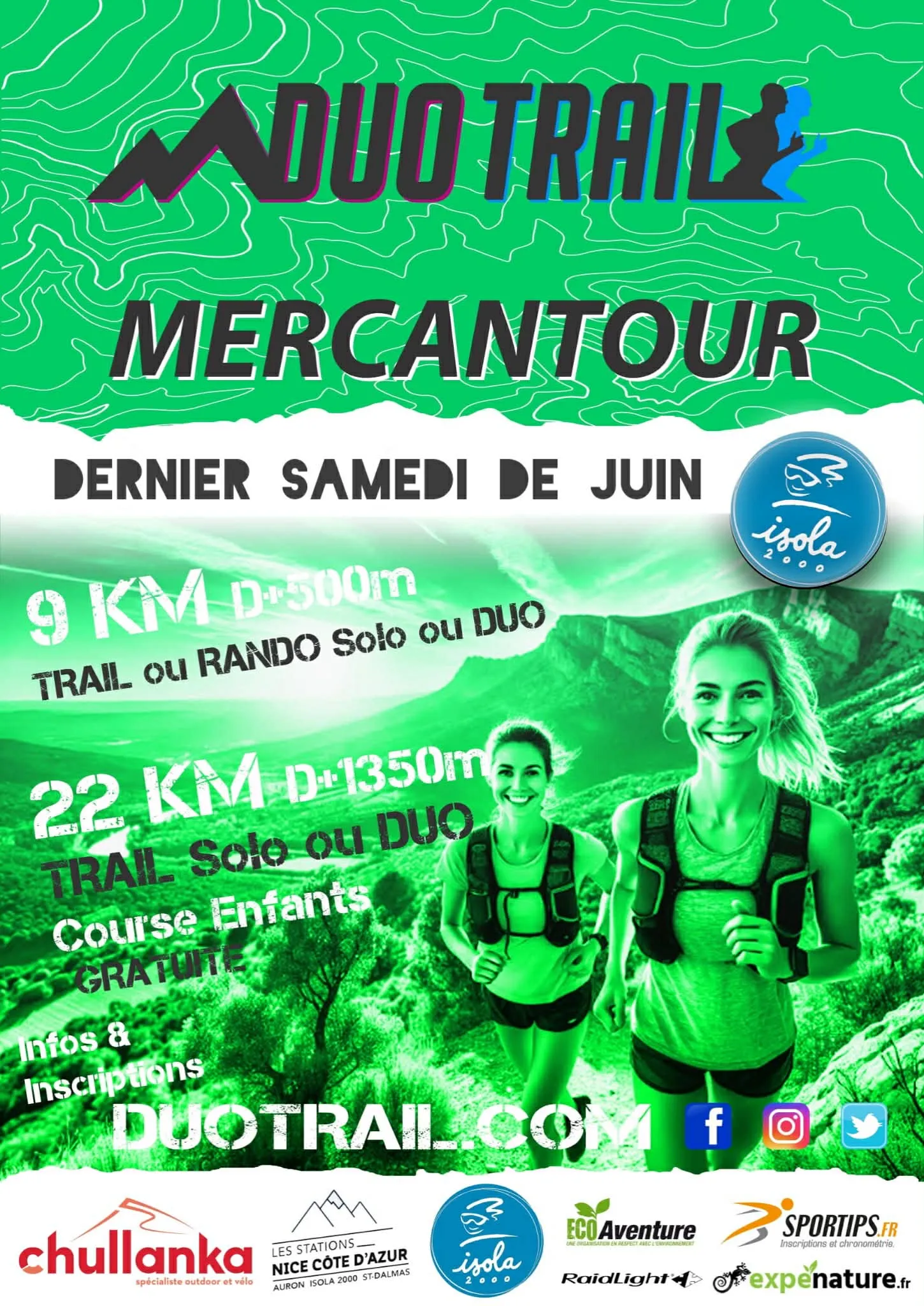 Duo Trail Mercantour – Isola 2000 2026 Guide Inscription Résultats