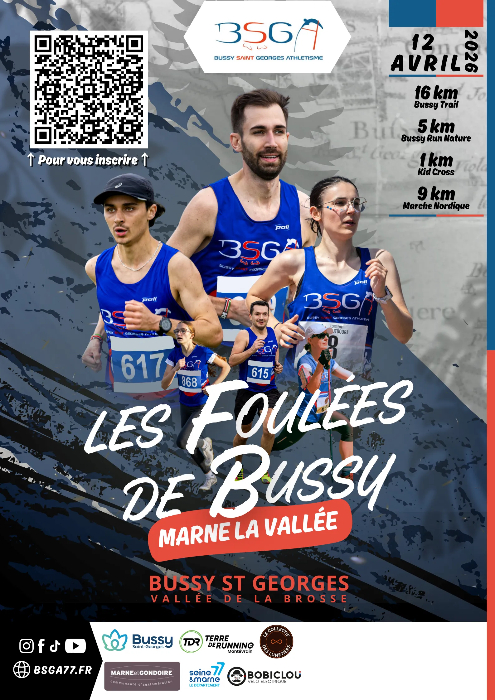 Foulées Bussy Marne la Vallée 2026 Guide Inscription Résultats