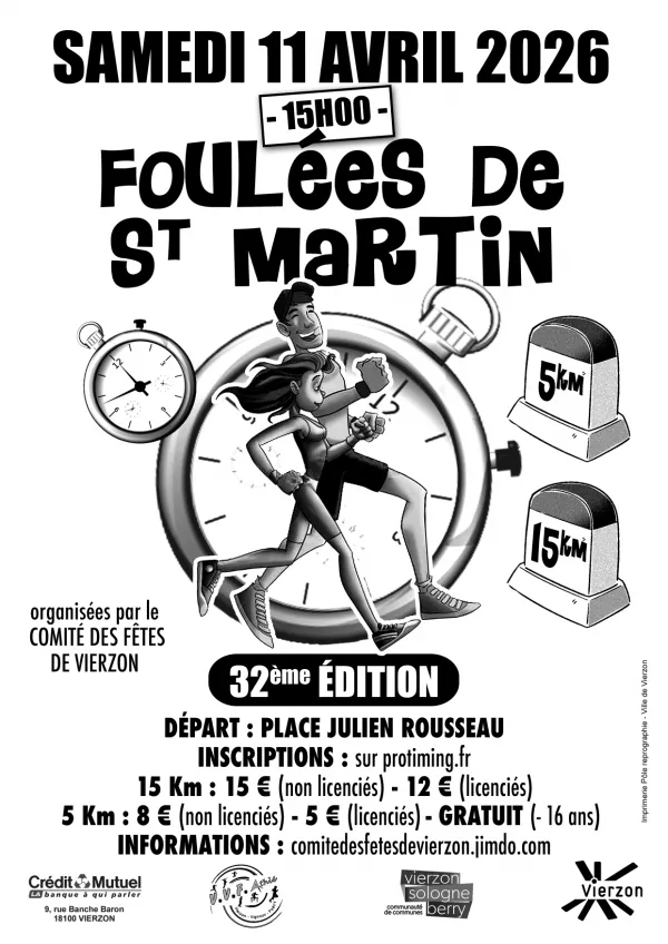 affiche de la course