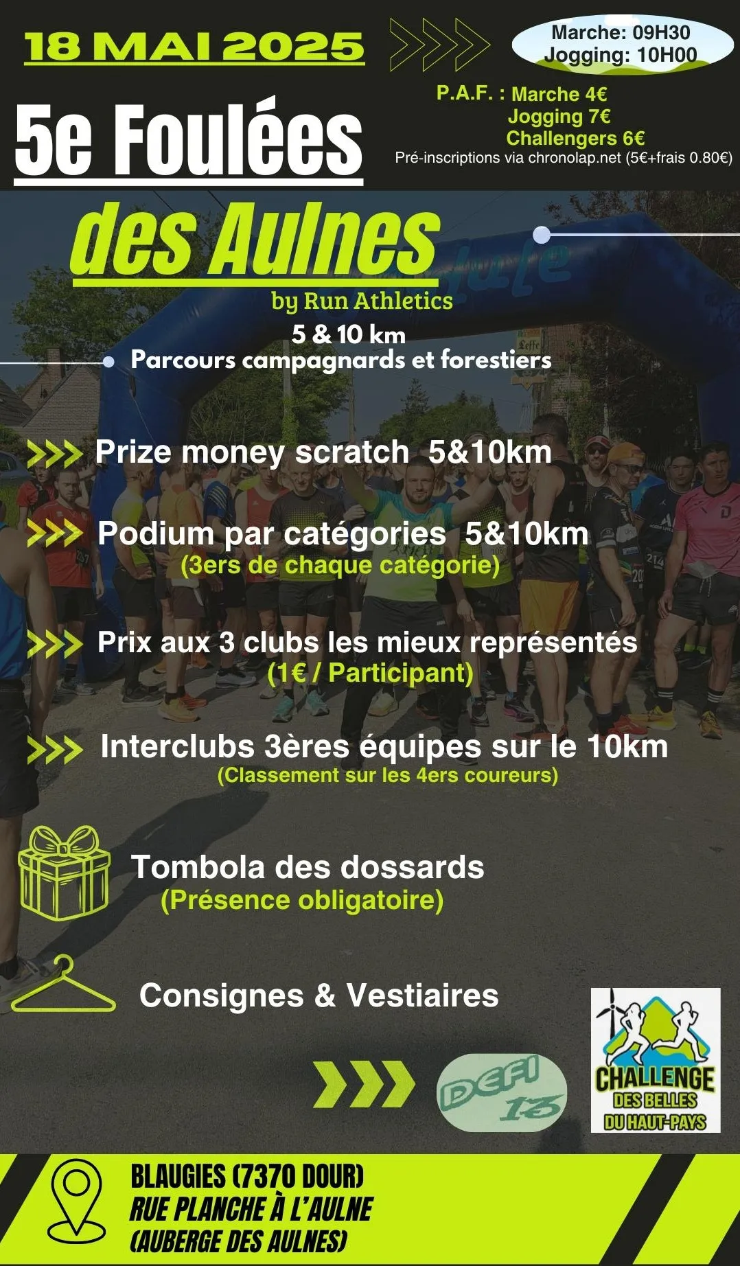 Foulées des Aulnes 2026 Guide Inscription Résultats