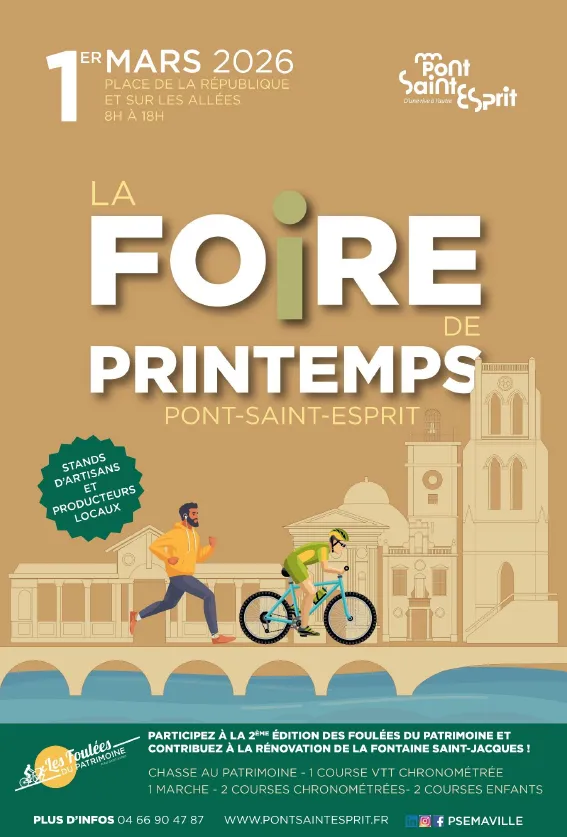 Foulées du Patrimoine Pont Saint Esprit 2026 Guide Inscription Résultats