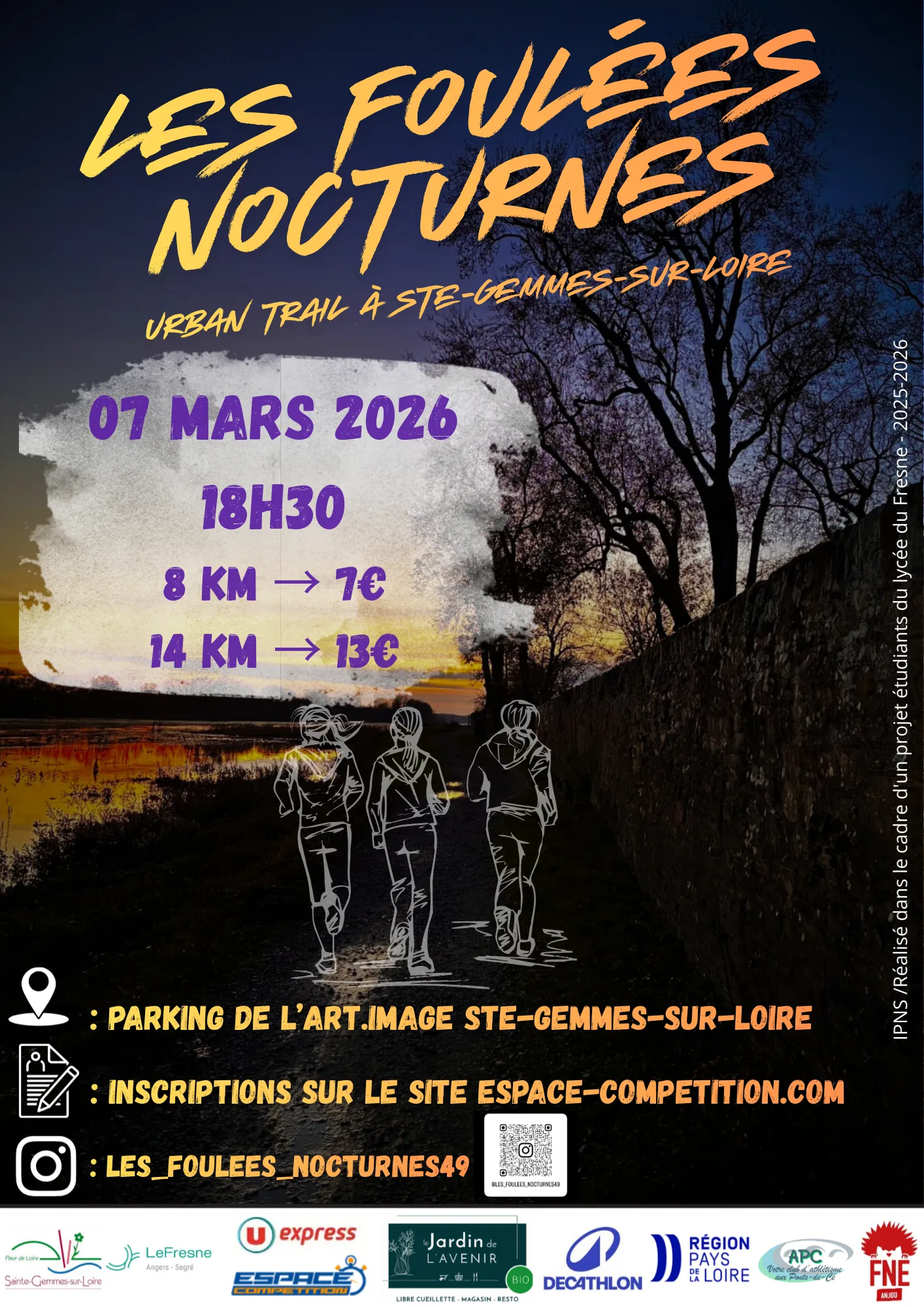 Foulées Nocturnes Sainte Gemmes sur Loire 2026 Guide Inscription Résultats
