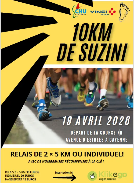 Les 10 km de Suzini 2026 Guide Inscription Résultats
