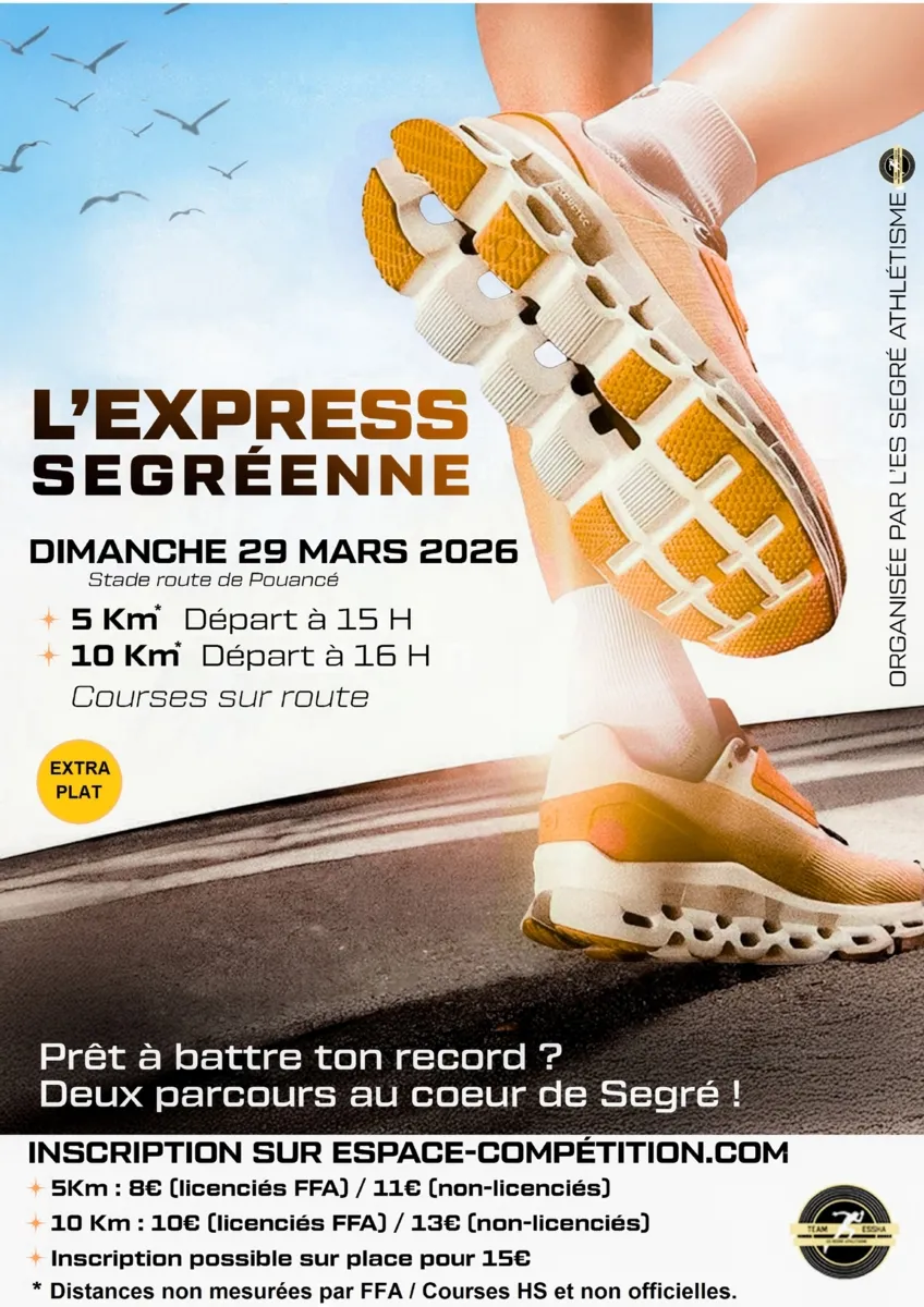 L&rsquo;Express Segréenne  2026 Guide Inscription Résultats