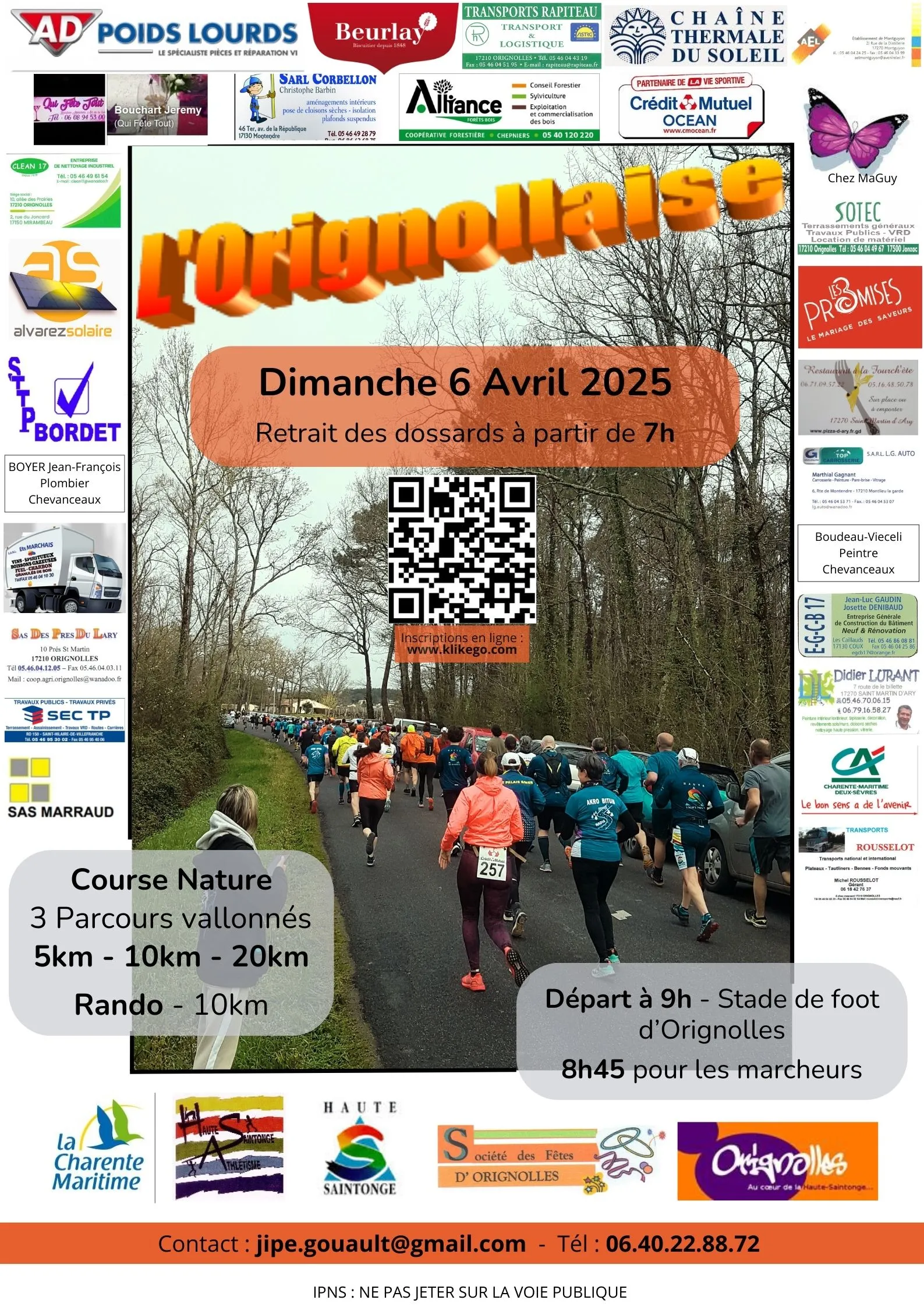 L’Orignollaise 2026 Guide Inscription Résultats