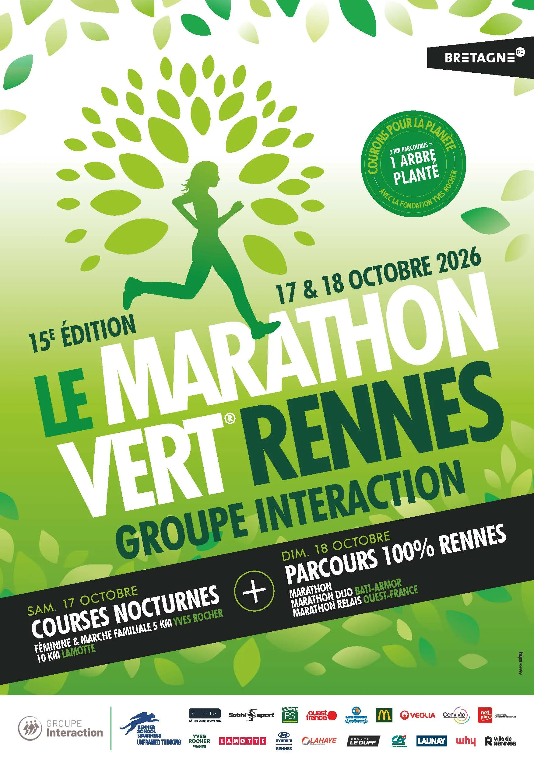 Marathon vert Rennes school of business 2026 Guide Inscription Résultats