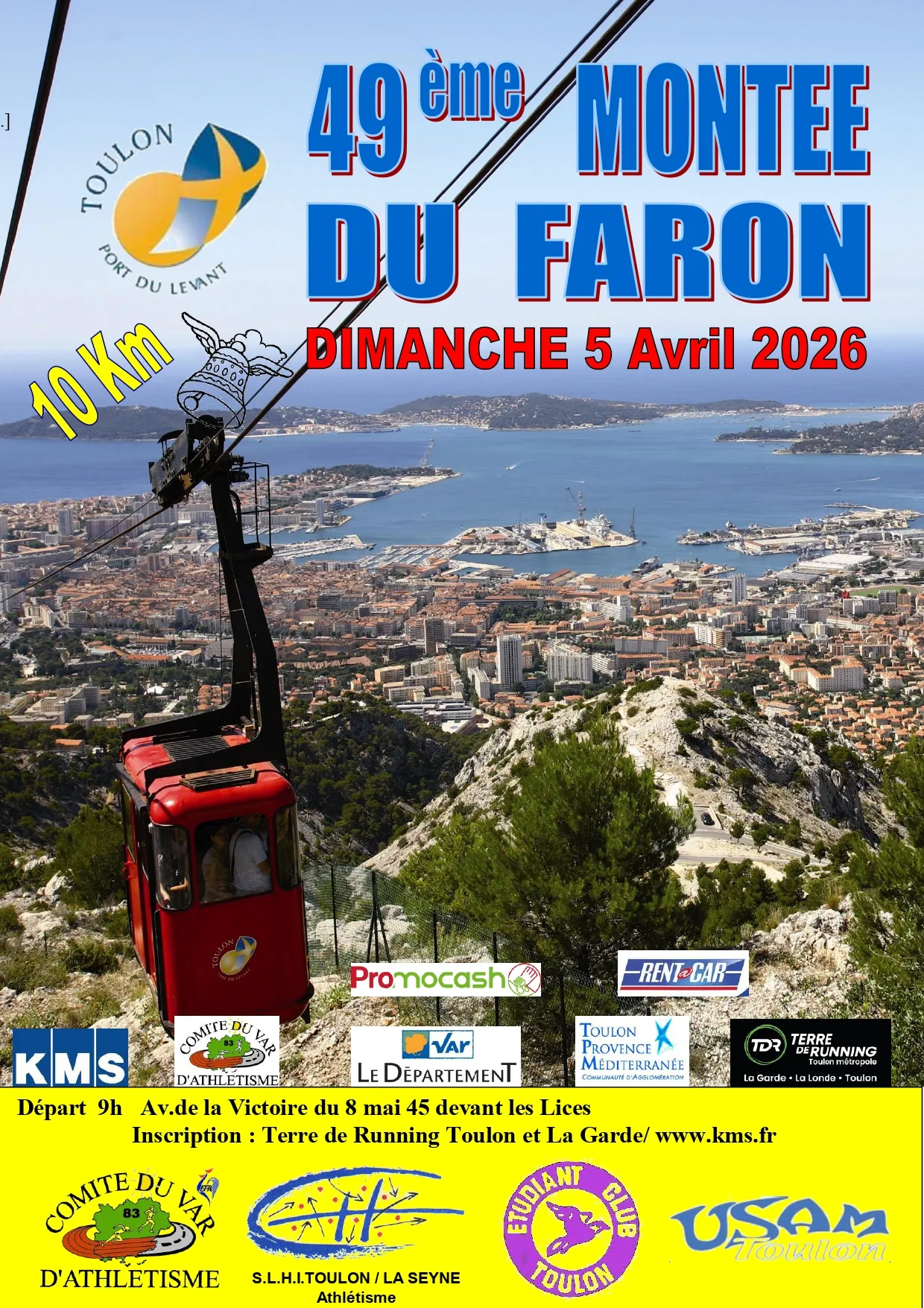 Montée pédestre du Faron 2026 Guide Inscription Résultats