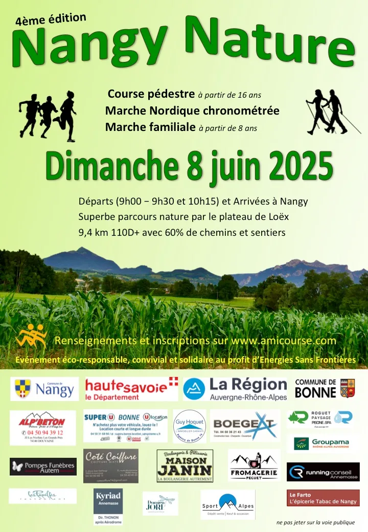 Nangy nature 2026 Guide Inscription Résultats