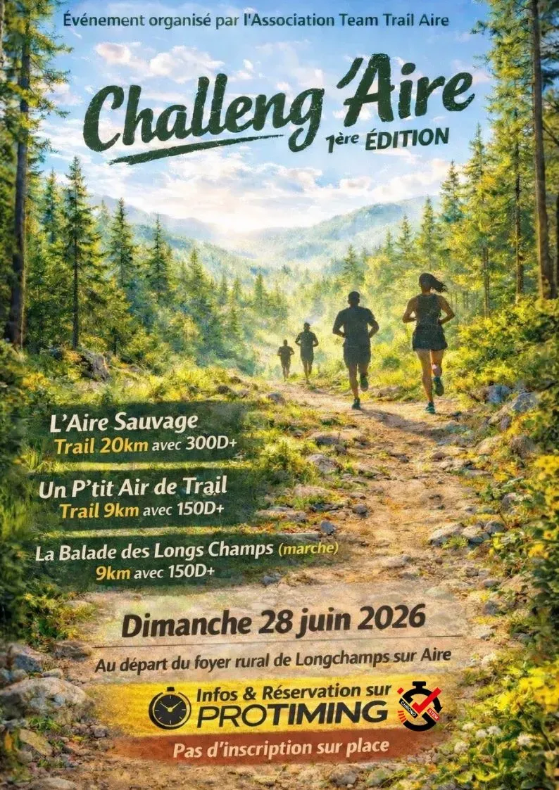 Trail Challeng’aire 2026 Guide Inscription Résultats