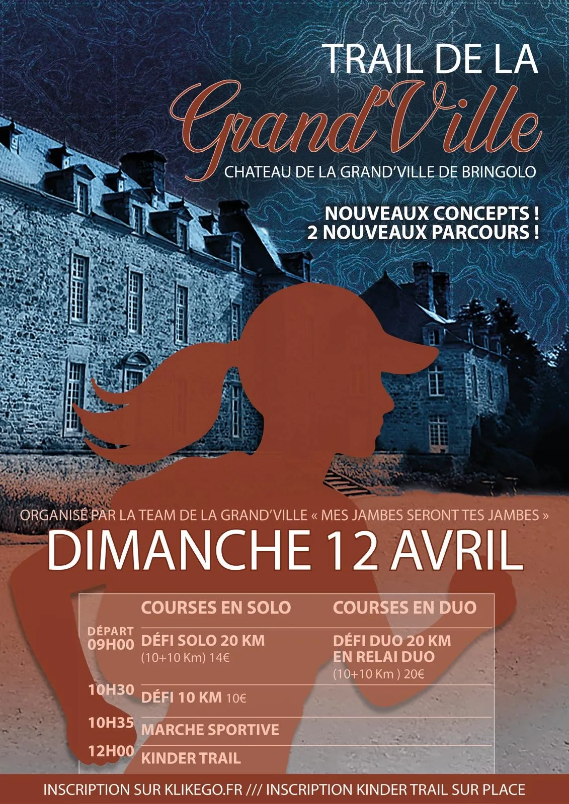 Trail de la grandville 2026 Guide Inscription Résultats