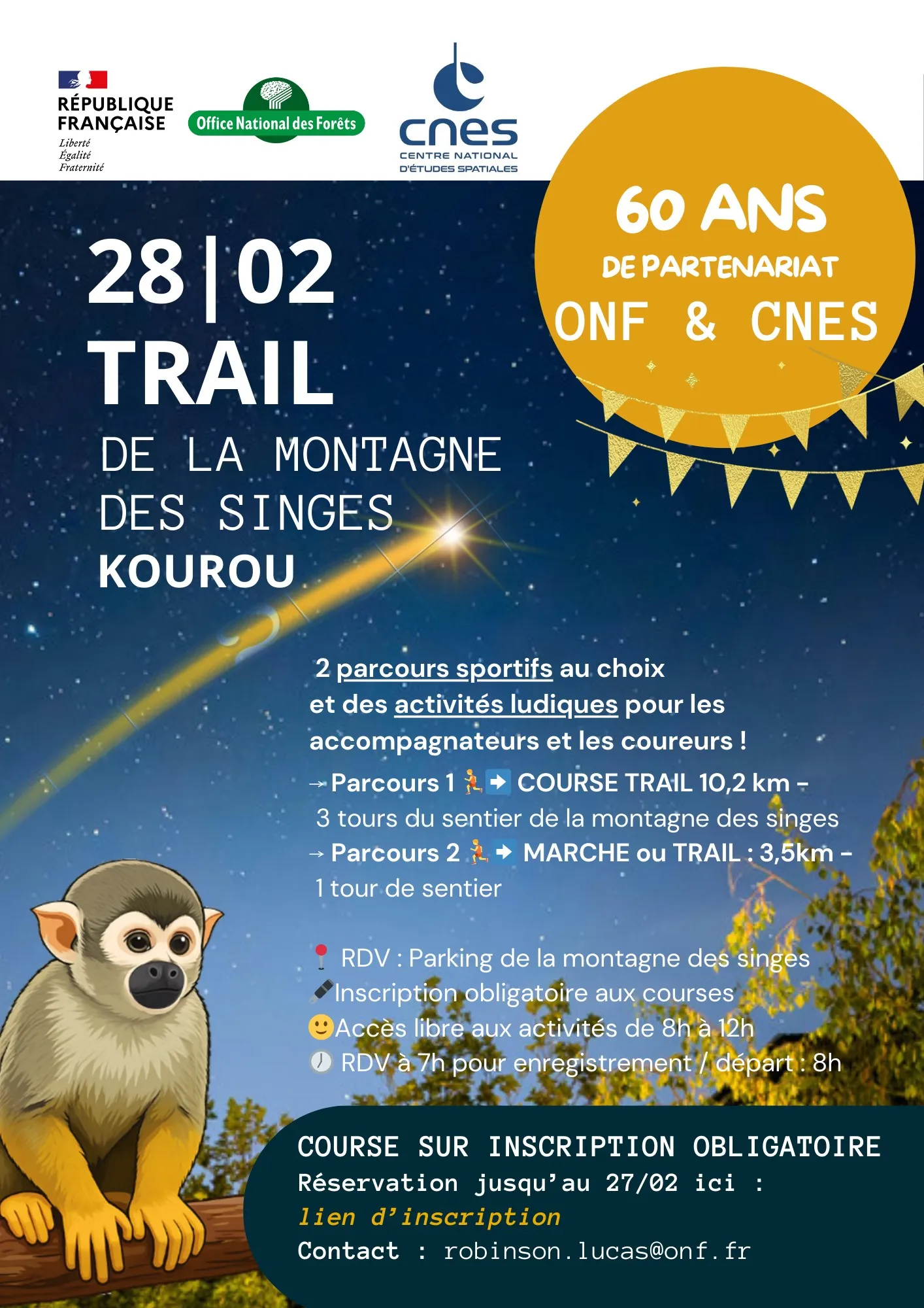 Trail de la Montagne de Singes 2026 Guide Inscription Résultats