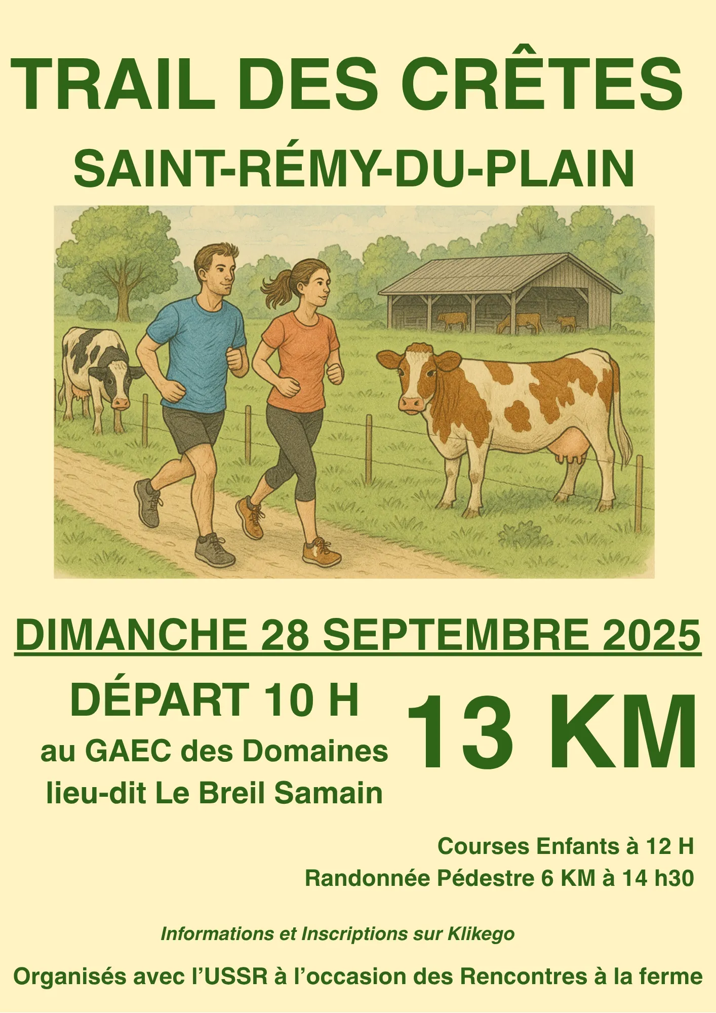 Trail des Crêtes de Saint Rémy du Plain 2026 Guide Inscription Résultats