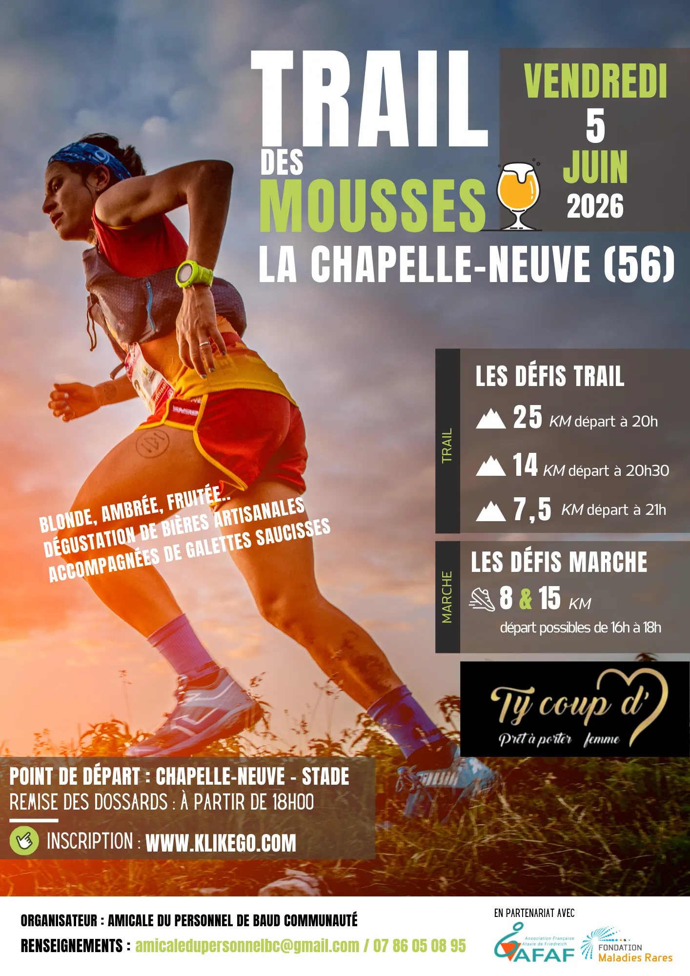 Trail des Mousses La Chapelle Neuve 2026 Guide Inscription Résultats